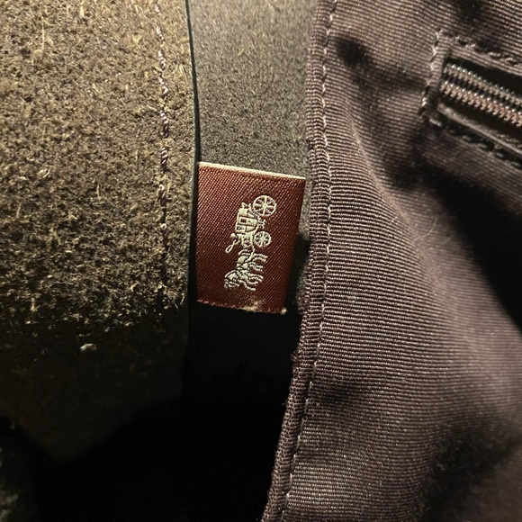 Coach Darby pebbled black leather tote bag - Picture 5 of 16